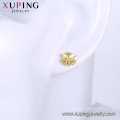 95961 xuping vente en gros pas cher fashion design simple 24k or couleur stud femme